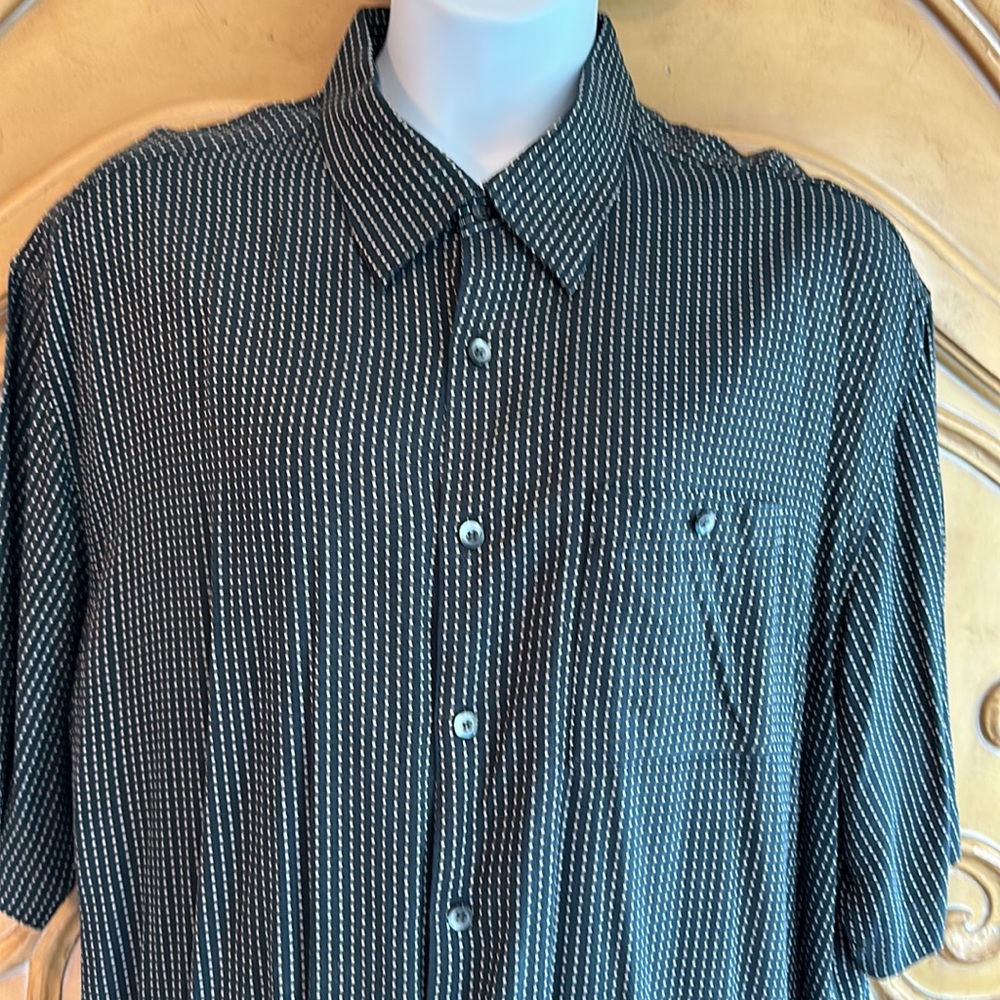 Axis Black Woven Button Down - image 2